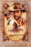 Sean connery and harrison ford search for the grail inthe last crusade.