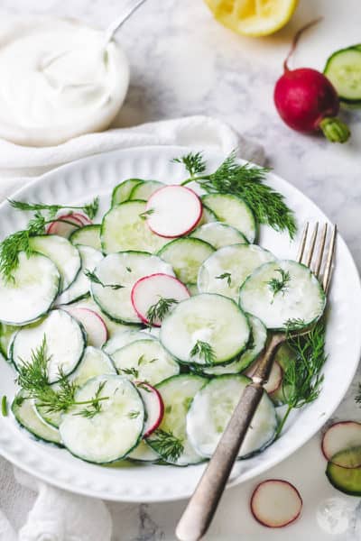 The polish cucumber salad soothed a homesick italian princess.