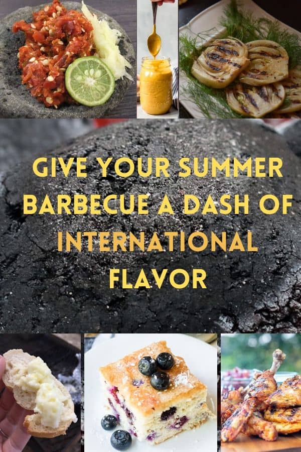 29 recipes to give your summer barbecue a new flavor twist. grilled dishes, sides, condiments and desserts from around the world.