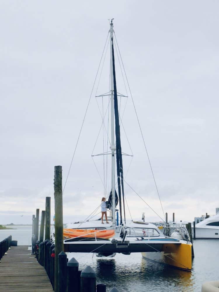 the catamaran at sail wild hearts