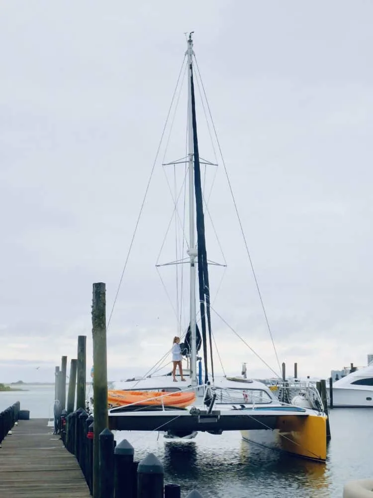 Take Your Kids To Gulf Shores, Al the catamaran at sail wild hearts