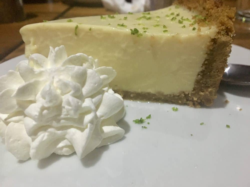 Keylime pie from gts on the bay