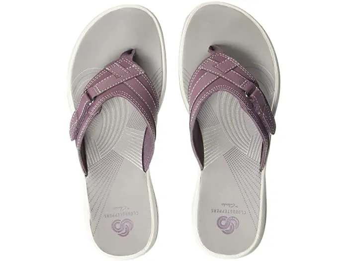 clarks breeze sea sandals are like flip-flops but with more support for summer outtings.