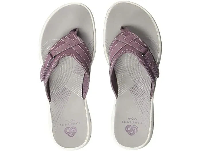 Your Feet Will Look &Amp; Feel Great In These 9 Cute Summer Sandals Clarks breeze sea sandals are like flip-flops but with more support for summer outtings.
