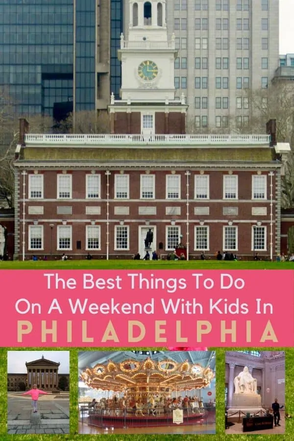from top museums to historic sites and hidden "gardens" here are 7 really fun things to do with kids on a weekend visit to philadelphia. #philadelphia #philly #pennsylvania #ideas #thingstodo #weekend #getaway #family #kids