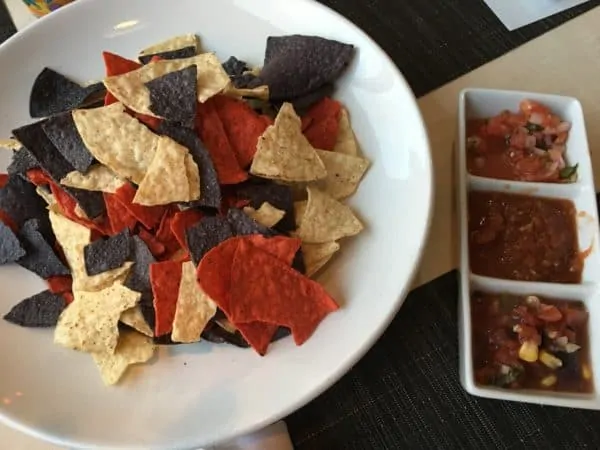 chips and salsa at ten/3 on sandia peak.