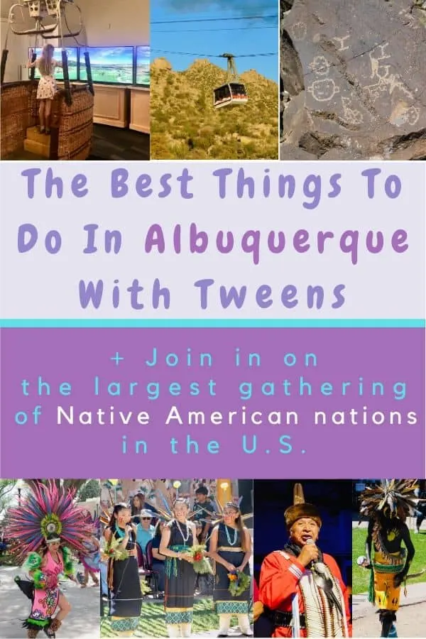 here are some of the best things to do with kids in albuquerque, including what to see in old town, where to go hiking and what restaurants you'll all love. #albuquerque #newmexico #kids #thingstodo #vacation #hiking #restaurants #gatheringofnations