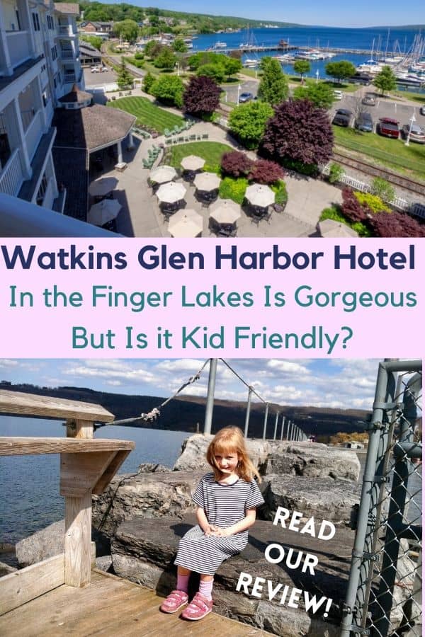 The harbor hotel in watkins glen is a luxury hotel with a wine-country feel on the southern tip of seneca lake. It's convenient to wineries, hiking and nascar racing, and is more kid friendly than you might expect. Read the review. #watkinsglen #fingerlakes #senecalake #harborhotel #kid-friendlyhotel #luxuryhotel #review