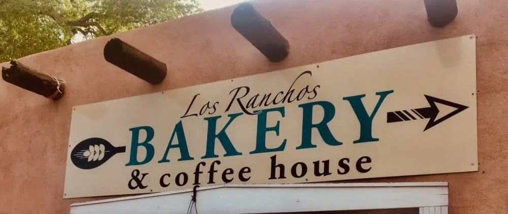 the sign outside the los ranchos bakery in albuquerque