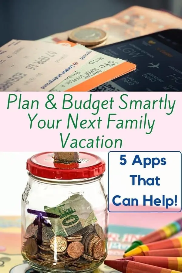 5 apps to help you plan and track your vacation budget, manage your spending and share expenses with fellow travelers. #money #spending #saving #budget #vacation #apps #help