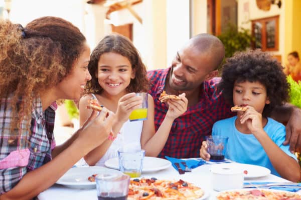 Families can fine great dining deals, like this gourmet pizza during san diego's fall restaurant week.