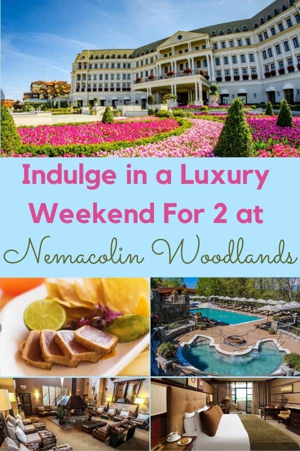 Nemacolin woodlands is a resort in southern pennsylania with 3 luxury hotels and lodged, golf, a spa, fine dining, adult pools: everything you need for a fun and relaxing romantic getaway weekend. #nemacolin #woodlands #pennsylvania #couple #romantic #weekendfor2 #golf #spa #dining #resort