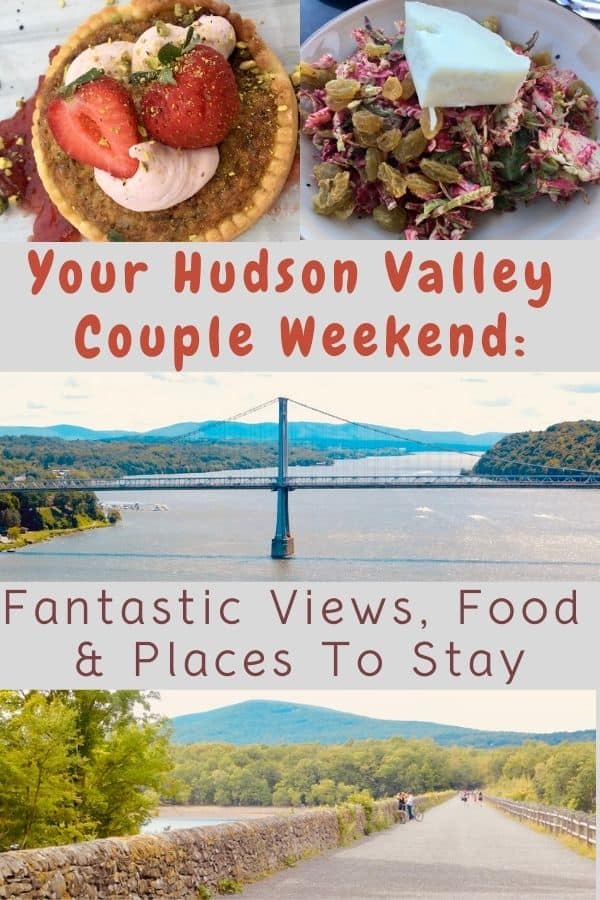 the west side of the hudson valley is an easy weekend getaway for 2 from new york city. here's where to stay, where to eat and where to find the best walks and scenic views. #upstate #newyork #weekend #getaway #ideas #plan #couple #romantic #newpaltz #saugerties #upstate