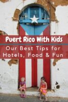 Essential things to do on a puerto rico vacation with kids include trying local food, exploring old san juan and spendiing time on the beach. #sanjuan #puertorico #condado #resorts #thingstodo #elmorro #elyunque #puertoricanfood