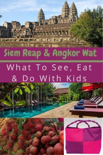 Here are things to do, what do eat and hotels to book if your planning to visit angkor wat and siem reap with kids. Plus tips on which temples to see and skip. #siemreap #angkorwat #cambodia #kids #thingstodo #food #hotels #tips #ideas