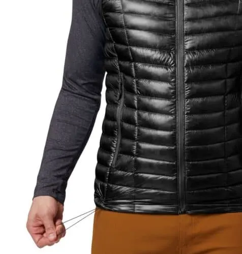 Favorite Fall Hiking Gear For Men, Women &Amp; Kids mounain hardwear's ghost whisperer vest is slim and compact to pack but has goose down lining for warmth.
