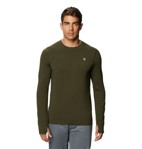 men love this ghee crew shirt from mountain hardwear for its neat fit and extra long sleeves.