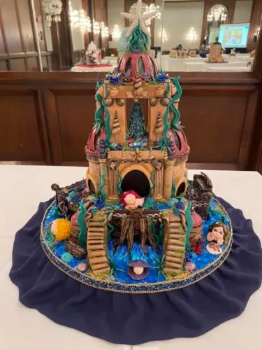 Discover The Best Local Christmas Activities Across The U.s. a mermaid's castle made out of gingerbread for savannah's annual contest.