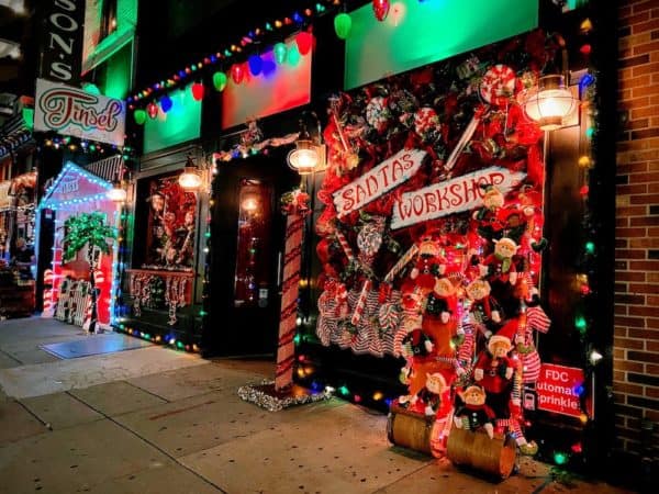 Tinsel is a pop-up bar in philadelphia offering holiday cheer and seasonal cocktails