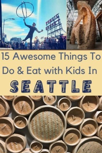 here are 15 fun and unique things to do on a seattle weekend getaway with kids. plus, restaurants and tips for seeing the top attractions. #seattle #washington #thingstodo #kids #weekend #vacation #restaurants #planning #tips