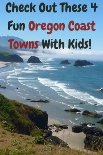 4 towns you can't miss on a road trip down the oregan coast with kids. plus hotel suggestions in case you want to stop overnight. #oregan #coast #roadtrip #stops #sights #ideas #hotels