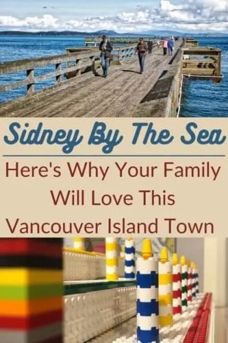 from an annual lego expo to seaside bike trails, sidney by the sea offers a great base for a vacation with kids on vancouver island. #sidney #bc #vancouverisland #canada #kids #thingstodo #outdoors #legoexpo #vacation #ideas