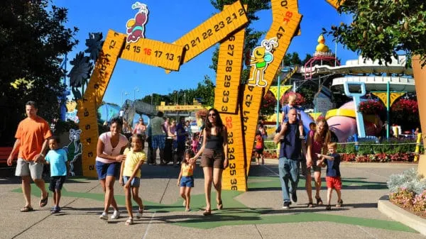 the twiddlebugs greet families at sesame place in langhorne, pa