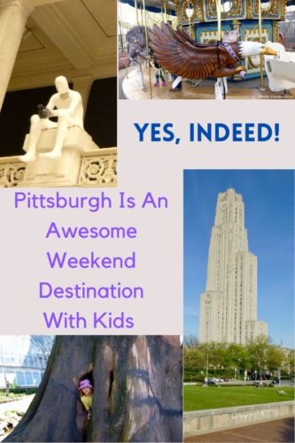 Pittsburgh's oakland neighborhood is a great base for your weekend exploring the city with kids. Here are the most unique things to plus restaurant and hotels. #pittsburgh #pennsiylvania #kids #weekend #getway #ideas #restaurants #food #hotels #fun