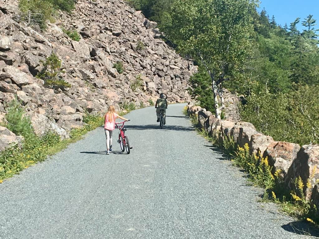 Acadia bike uphill scaled