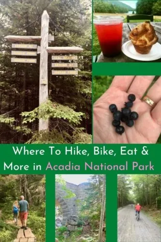 tips on where to hike, bike and explore with kids in acadia national park. plus hotel and restaurant recommendations in bar harbor. #acadia #nps #barharbor #maine #thingstodo #carriageroads #biking #hiking #kids #hotels #restaurants #ideas