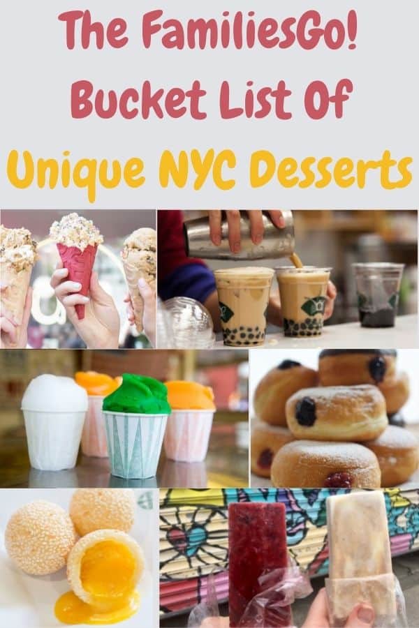 Nyc has incredible, yummy desserts inspired by flavors from across the globe. Here is a list of the treats you have to try when visiting the city with kids (or without! )