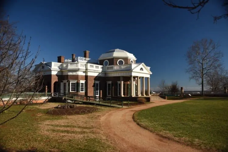 18 Fun Family Weekend Getaways From Washington, Dc monticello, thomas jefferson's homeis small,unique shaped and with great valley views.