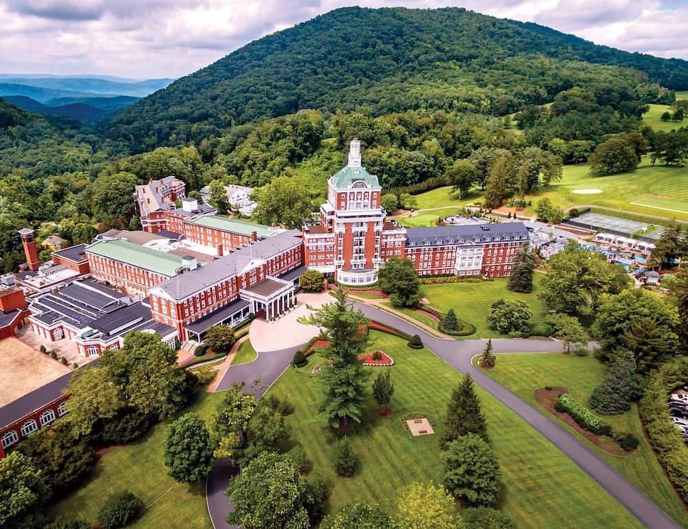 The sprawling omni homestead is a destination resort in hot springs, va. It's a popular weekend destination from washington, especially for famlies with kids.