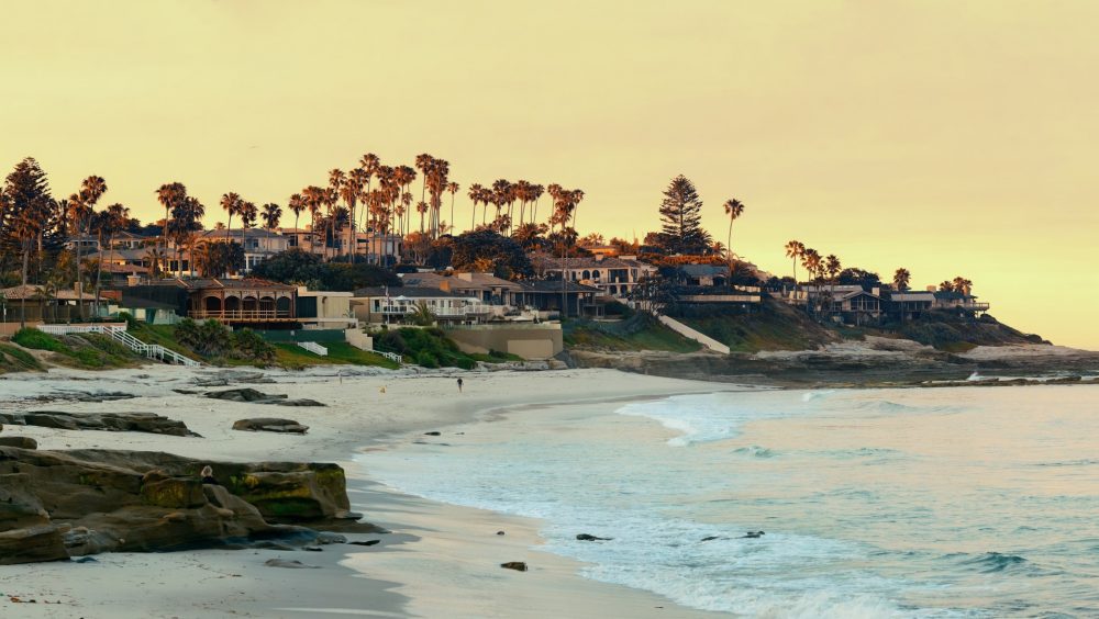 windansea is a pleasantly quiet and remote la jolla beach that surfers like. 