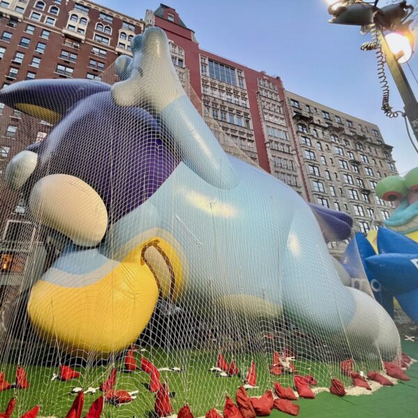 bluey is a balloon popular with little kids at the macy's thanksgiving day parade in nyc