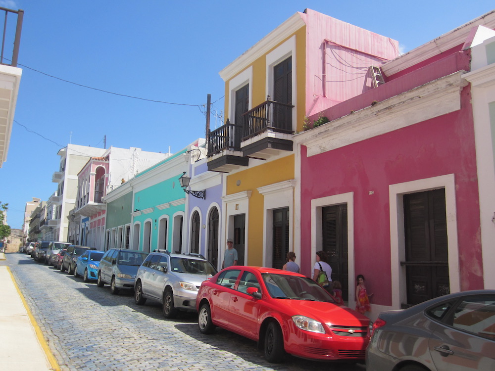 San juan's colorful houses and narrow streets add a dimension to a beach resort vacation here.