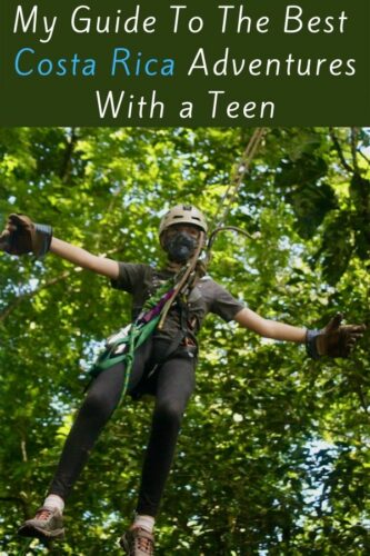 From zip-lines and sloth encounters to tubing and hot springs, here are all the best things to see and do with teens and tweens on a costa rica vacation. #costarica #puravid #teens #tweens #adventure #travel
