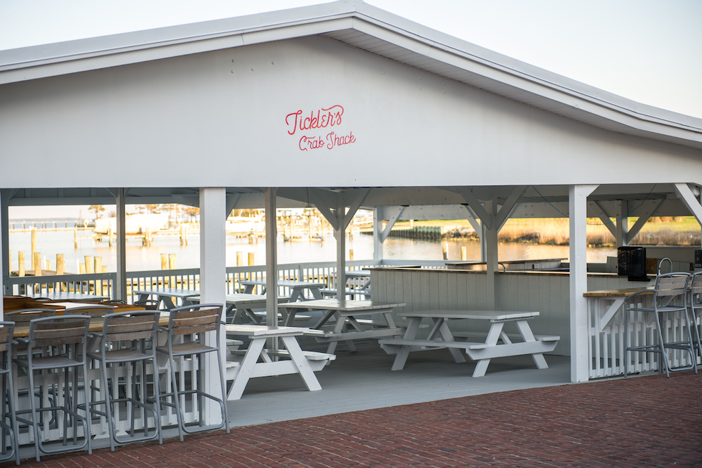 Guests At The Wylder Hotel Can Head To The Tickler's Crab Shack, And Open Air Picnic Pavilion On The Water For Local Eastern Shore Seafood.