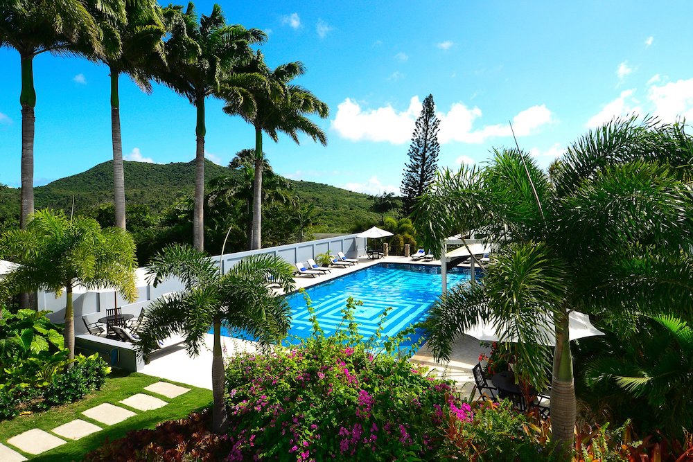 The Secluded Freshwater Pool At The Montpelier Plantation Hotel In Nevis