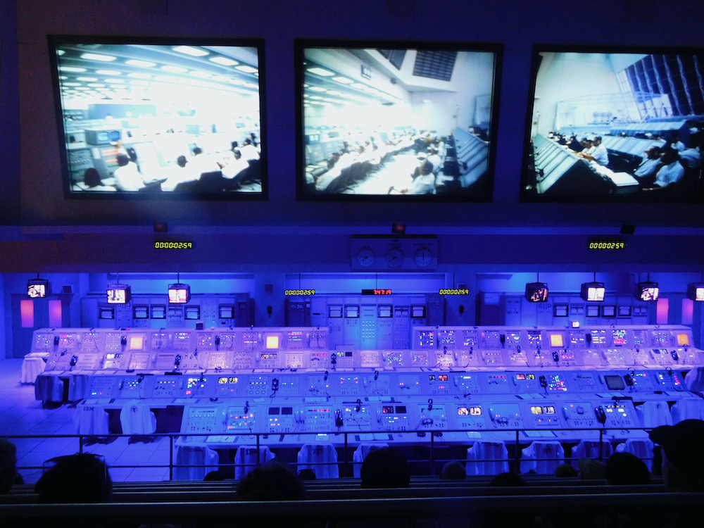 our florida road trip ended at the cape kennedy space center visitor center, where we saw the control room for the apollo missions.