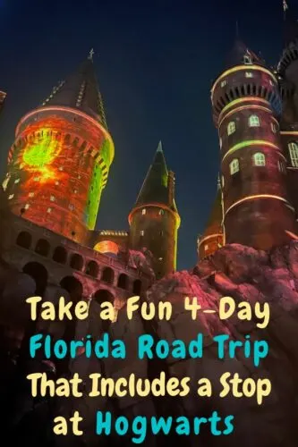 take a fun weekend road trip across central florida from tampa to cape canaveral. with a day at universal studios in orlando and a stay in a cabana cabin at a camp margaritaville resort.