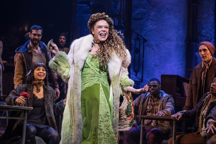 A happy persephone sings to the ensemble about the joys of springtime in hadestown, a broadway show nyc teens really like