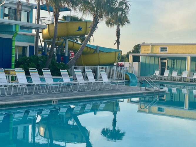 Margativille pool slide