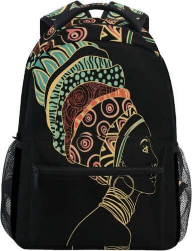 This African Woman Backpack Is Practical And Super Stylish For Heading Back To High School Or College.