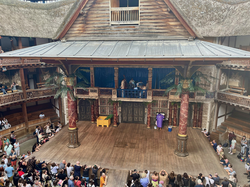 The Globe Theater'S Modern Staging Of The Tempest In Daylight.