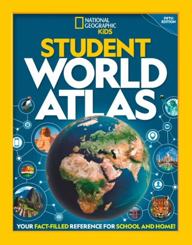 Every kid should have a national geographic world atlas as they head back to school.