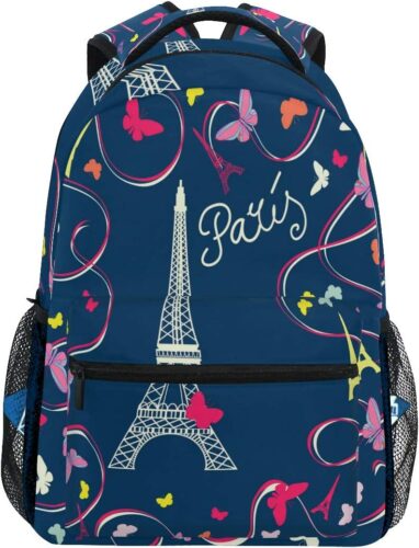 Inspire your child to learn french with eiffel tower backpack.