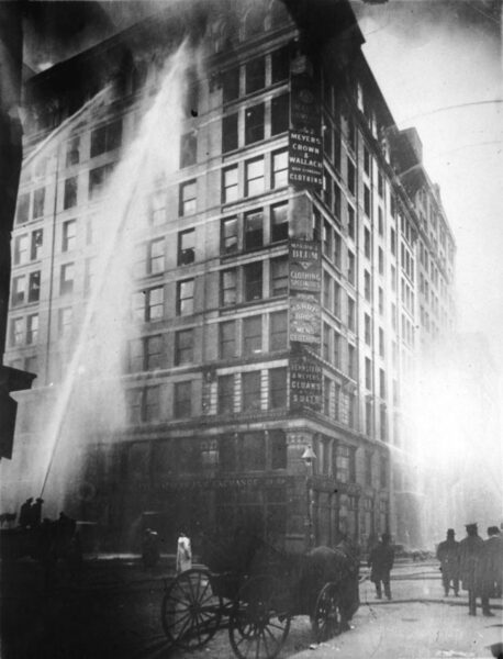some believe some of the victims of the triange shirtwaist factory fire still haunt the nyu building that stands in its place.