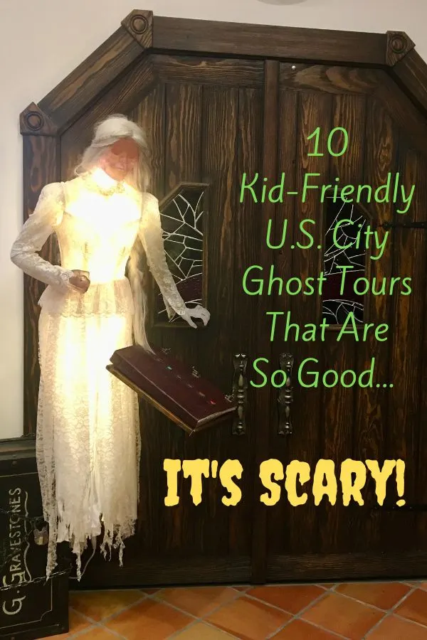 10 not-too scary ghost tours in popu;ar u.s. cities including nyc, savannah and new orleans.