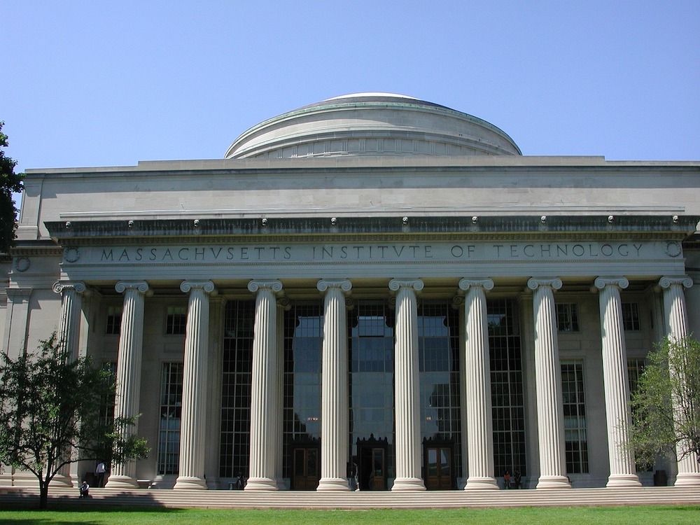 mit's distinctive domed building on its main quad